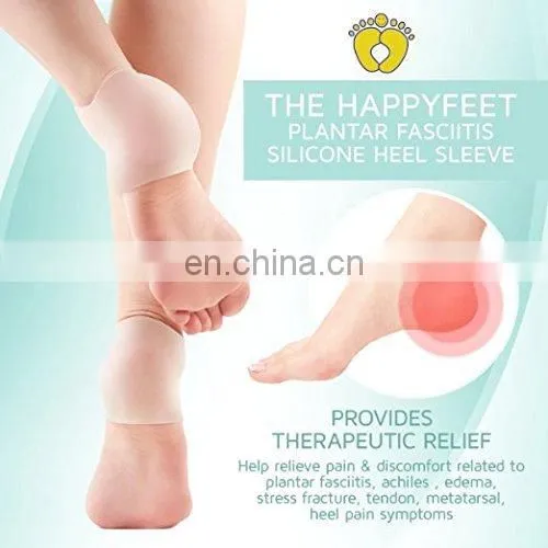 Deluxe Plantar Fasciitis Silicone Heel Sleeve Feet