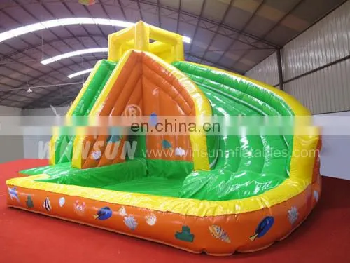 High quality cheap giant inflatable slide for water