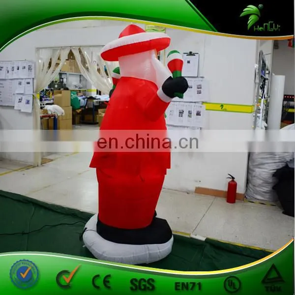 Hongyi Favorable Inflatable Christmas Santa Claus, Inflatable Father Christmas for Decoration
