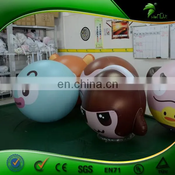 PVC Inflatable Cartoon Printed Head Balloon, Inflatable Face Balloon