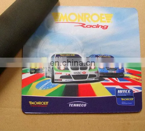 Custom design sublimation printed gaming mouse pad oem