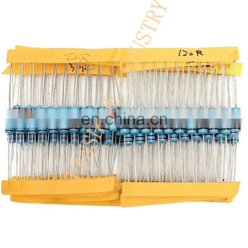 1/8W 3W 8W Carbon Fixed Thin Film Resistors