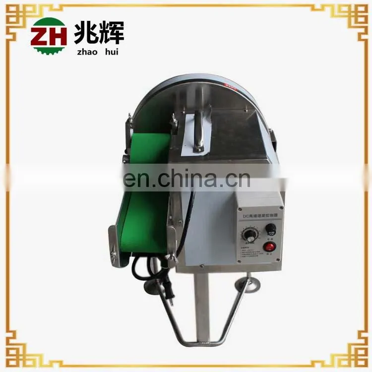 Conveyor belt shallot vegetable cutter shallot fruit slicer shallot vegetable cutting machine