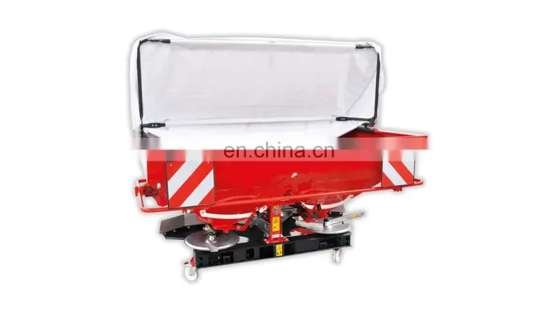 Tractor PTO driven double disc fertilizer spreaders