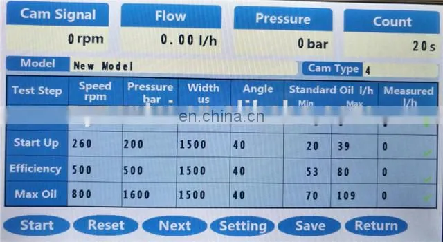 High Quality HW320D Pump Tester Can Test HEUI Pump/Common Rail Pump