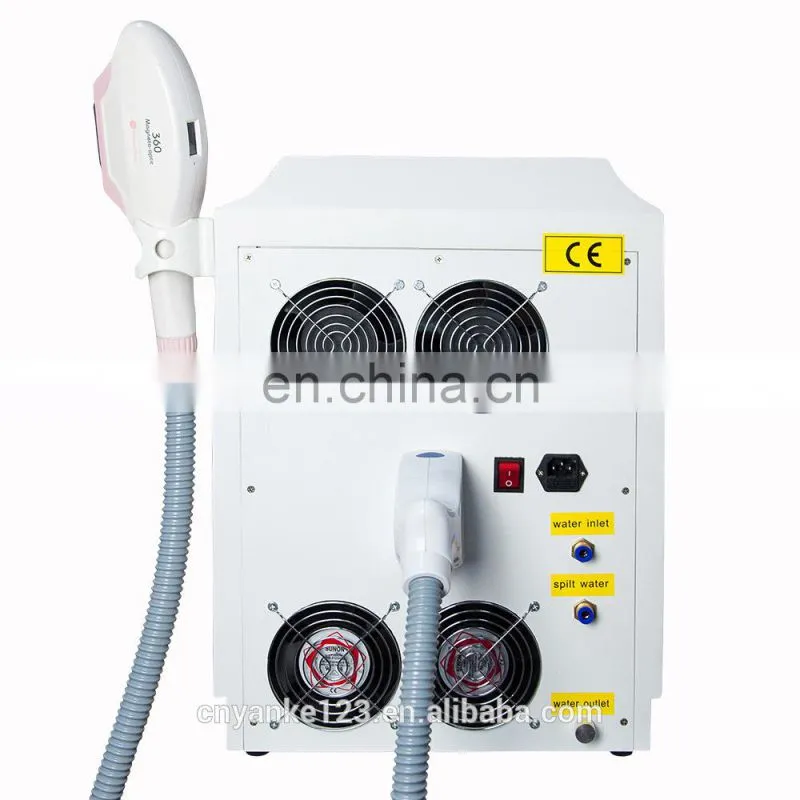 Newest Portable 360 magneto-optical permanent ipl hair removal laser machine