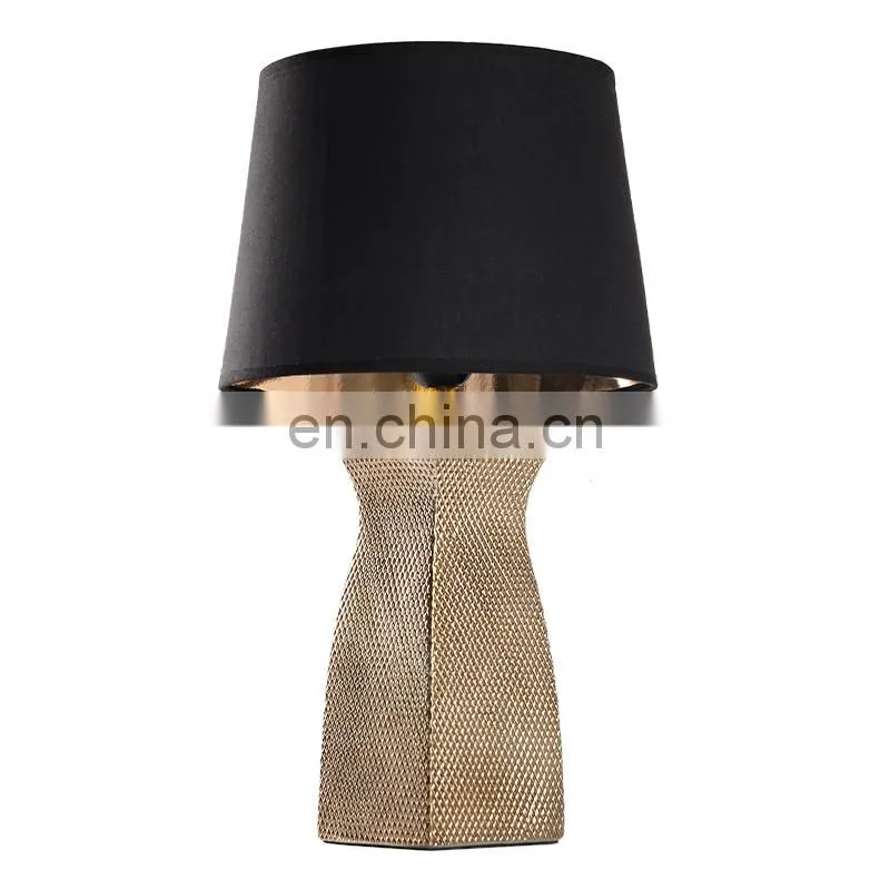 Europe ceramic meterial bedside table lamp and LED light