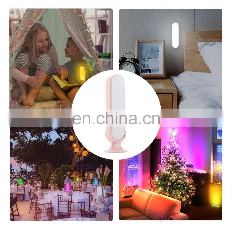 Plastic led usb emergency light camping outdoor atmosphere night light lamp