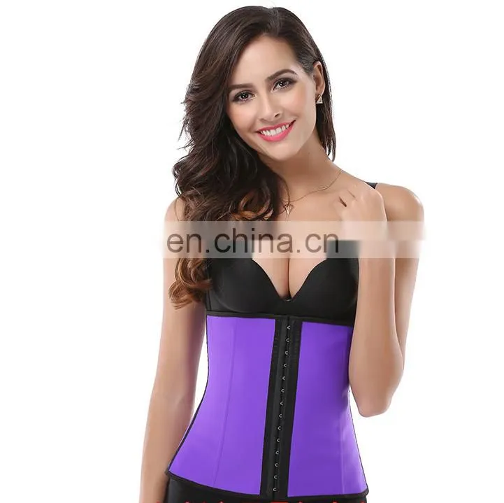 Adjustable Sexy Steel Bone Red Mature Women Body Latex Sliming Waist Training Corset