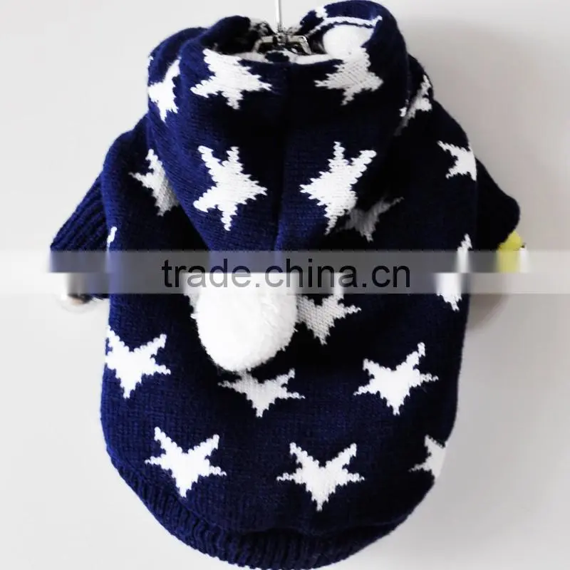 hotsale cotton knitting pattern pet dogs Sweater for winter