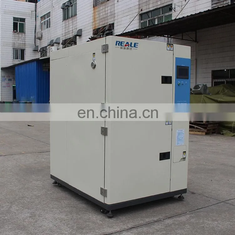 -60C~150C Thermal Shock test chamber two zone under alternating high-low temp testing environment hot cold thermal shock tester
