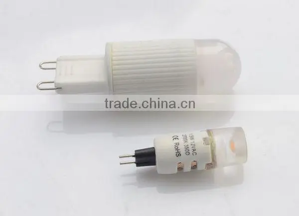 High Lumen Ceramic heatsink 230V 3W LED Bulb G9