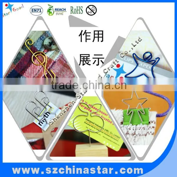 Special shapes paper clip with tin box