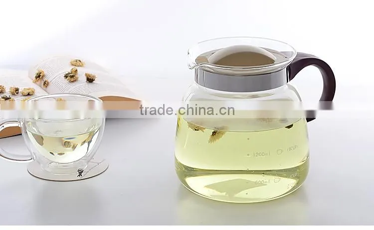 water jug tea pot heat resistant glass water kettle juice pot