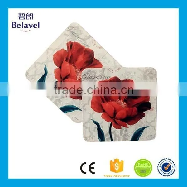 Manufacture square cardboard cork coaster custom printed MDF coaster