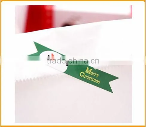 christmas vinyl stickers,gloss vinyl sticker,christmas label