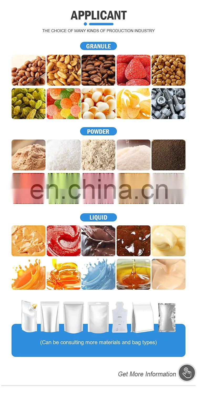 Tomato Paste Packing Machines Milk Price Automatic Weight Bagging Packaging Machine For Weighing Grains