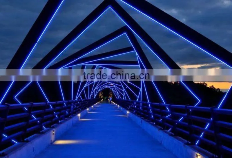 Long span space frame steel structure trestle