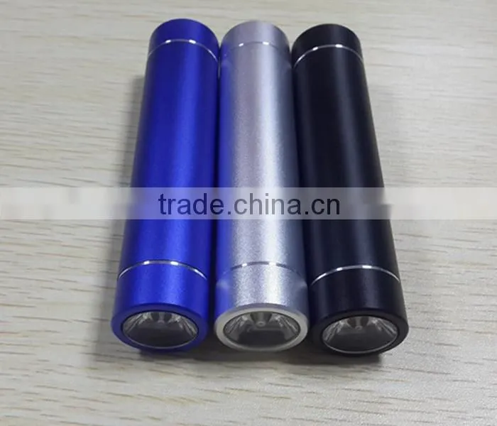2600mAh Portable power bank with Led travel charger