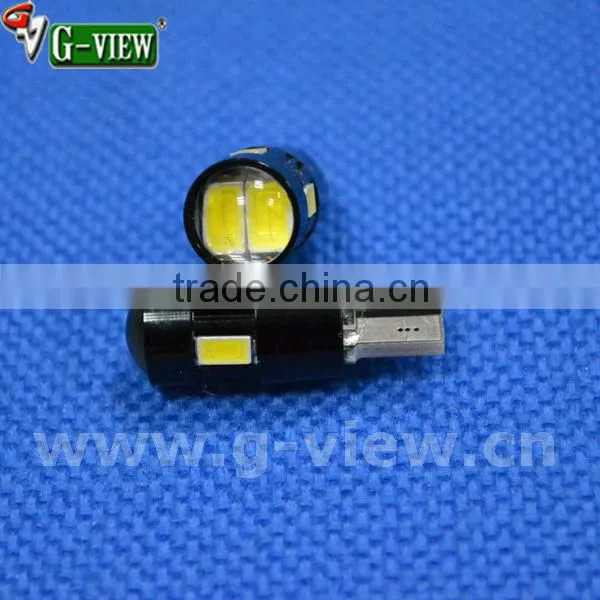 High Light T10 168 6 SMD 5630 LED Bulb Error Free Car Canbus Light 210LM HGCA led car light