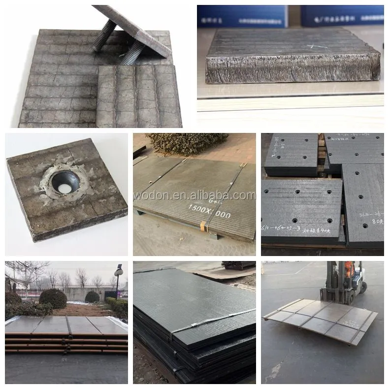 Plate High Hardness 58-63 HRC Wear Resistant Composite Welded Wear Steel Plate