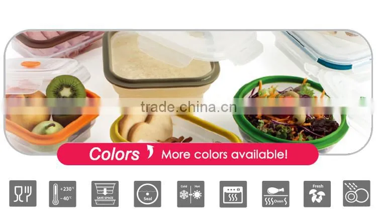 100% healthy harmless heat resistant food container