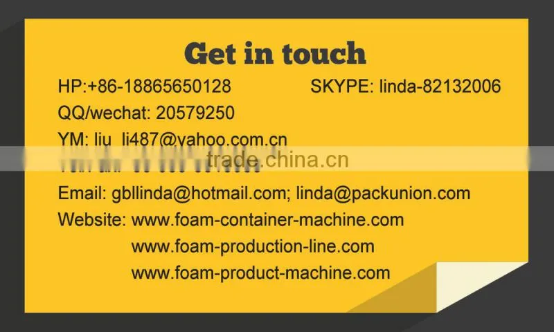 disposable clamshell take-out containers machine