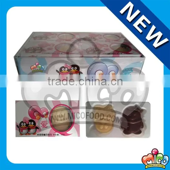 funny penguin animal shaped chocolate
