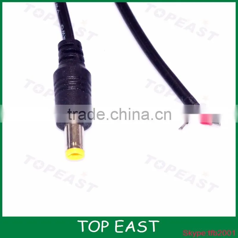 DC5.5 * 2.1 yellow plastic fork male DC power cable to extend the 2464 single-head wire