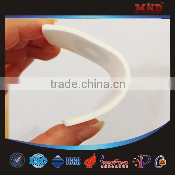MDL52 13.56mhz hf/860~960mhz uhf reusable rfid silicone laundry tag