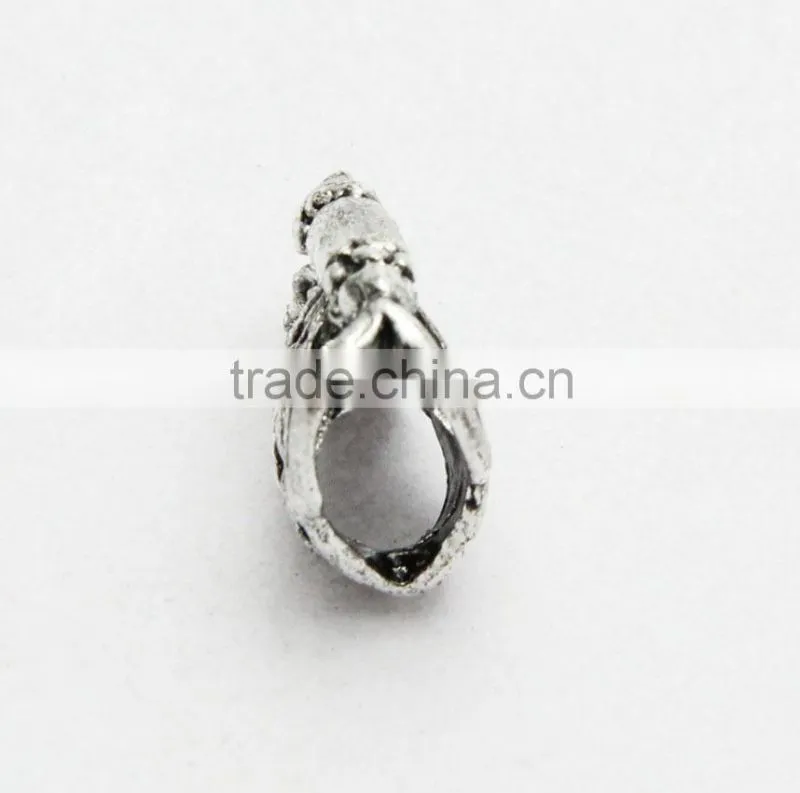 Creative Pdora Bracelet Accessories Anti-silver Large Hole Butterfly Shape Zinc Alloy Beads