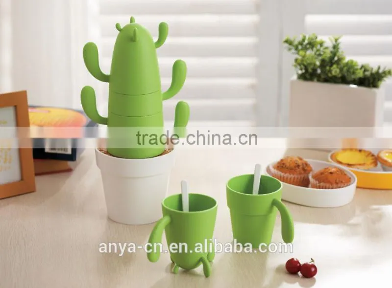 D669 Hot selling Home Decoration Creative Home Wares Cactus Nesting Coffee Mugs