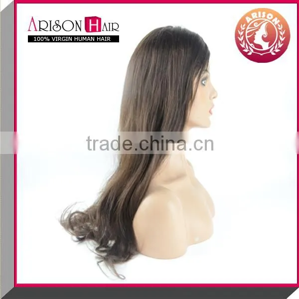Wholesale factory price full lace human hair wig 24 inches