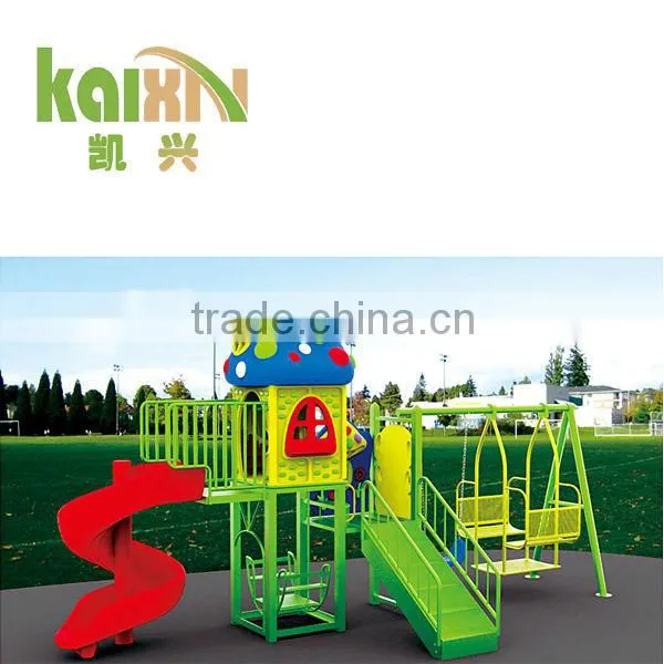 plastic swing and slide set
