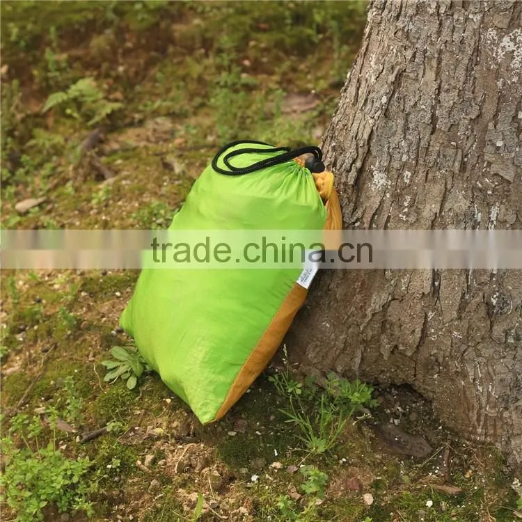 Nylon Fabric Travel Portable Camping Folding Swinging Outdoor Hammocks With Mosquito Netting