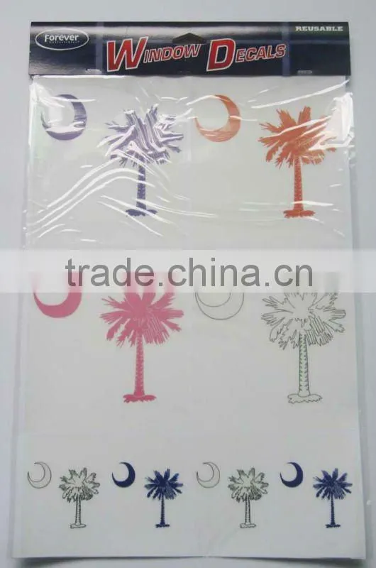 promotional static window sticker