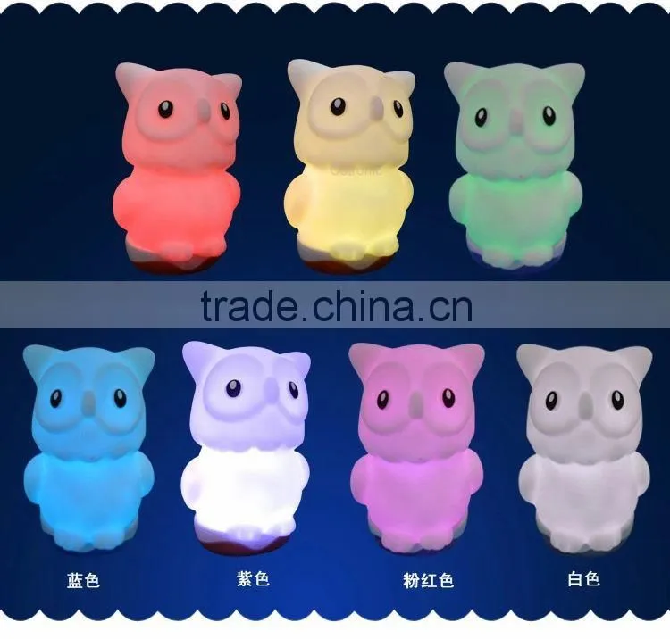 EN71 approval Owl LED night light