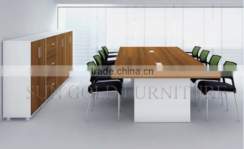 Office Furniture Modern Wooden Conference Meeting Table Specifications (SZ-MT079)