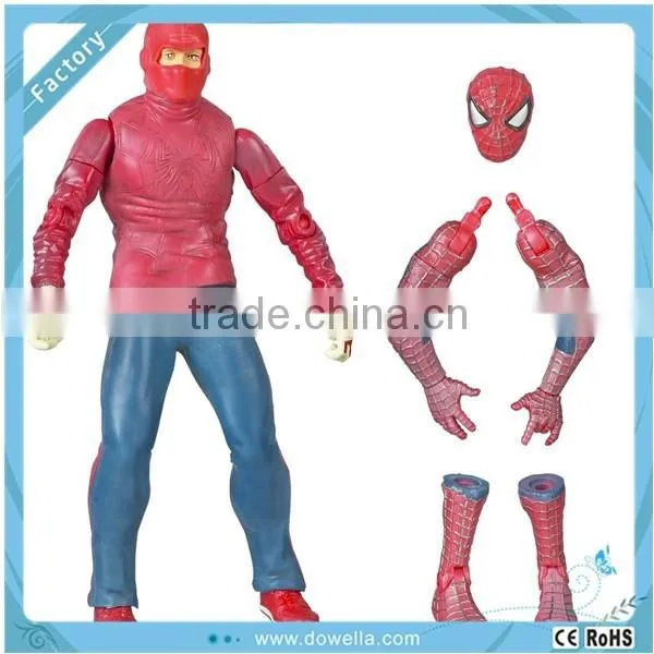 plastic scale model human figure super hero anime figure