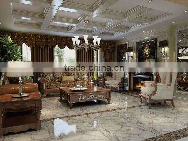 Guangdong Foshan Polished Travertina Style Porcelain Floor Tile
