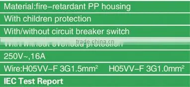 South African type electrical switch socket universal socket