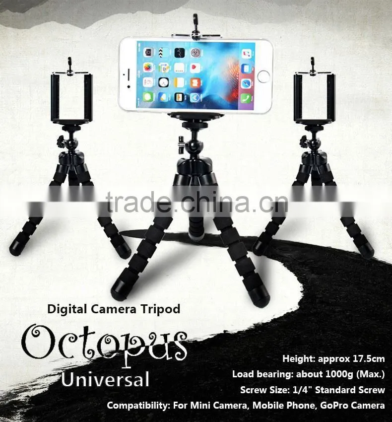 Universal Octopus Flexible MINI Tripod Digital Camera Holder Mount Clip Tripod Stand Mount