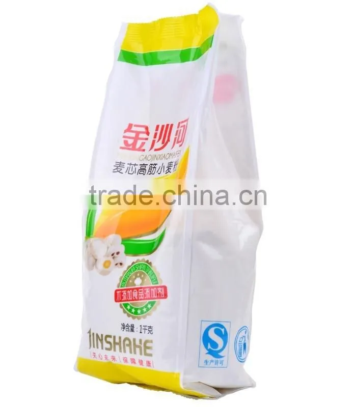 Heat Healing Plastic Potato Starch Packaging Bags/ PA+PE Plastic Lamination Bag/Moiture Proof Wheat Powder Packaging bag