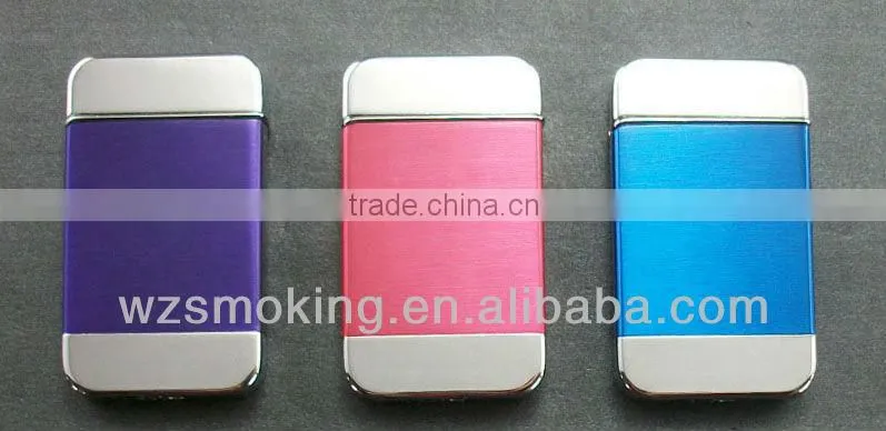Square Metal Windproof Gas Refillable Lighter for Cigarette
