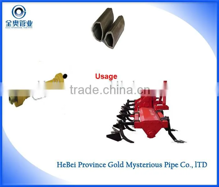 Triangular steel pipe for agricultual PTO shaft