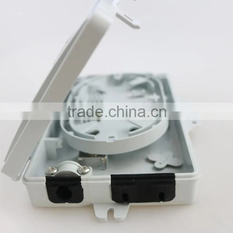 Waterproof Simplex Metal 4 / 8 / 12 / 16 / 24 / 48 cores Fiber Optic Termination Box Plastic