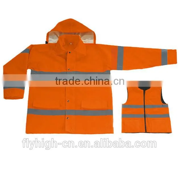 Factory Price Custom Waterproof Safety Raincoat