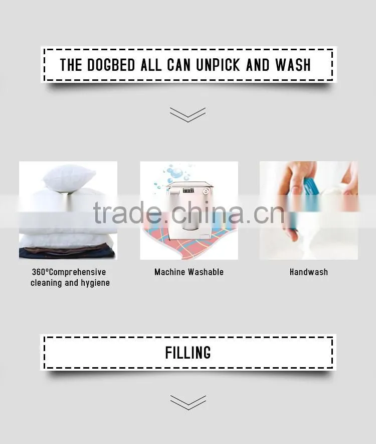 FASHION design and large space dog bed directly export from china