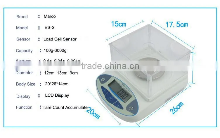 0.1g- 0.001g Lcd display cheap electronic scale sensor