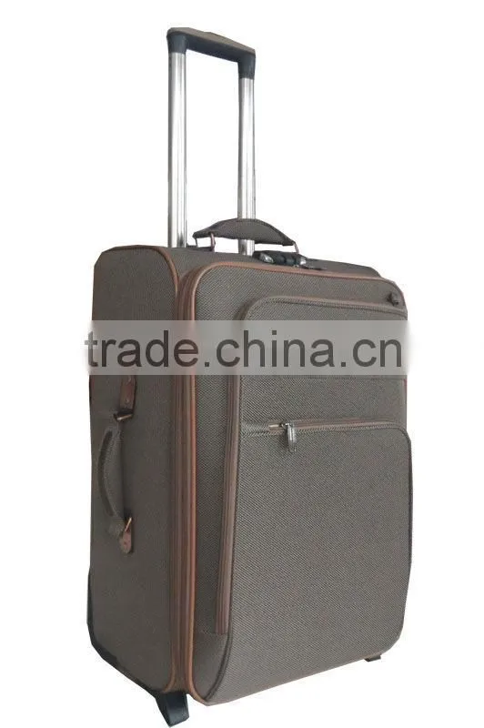 Generious design fake button twill nylon fabric two wheels Shengyakaite brank luggage case